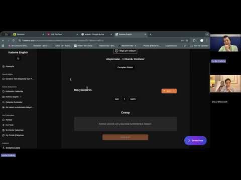 Kademe English App. Uygulama Tanıtım, Kullanım Videosu
